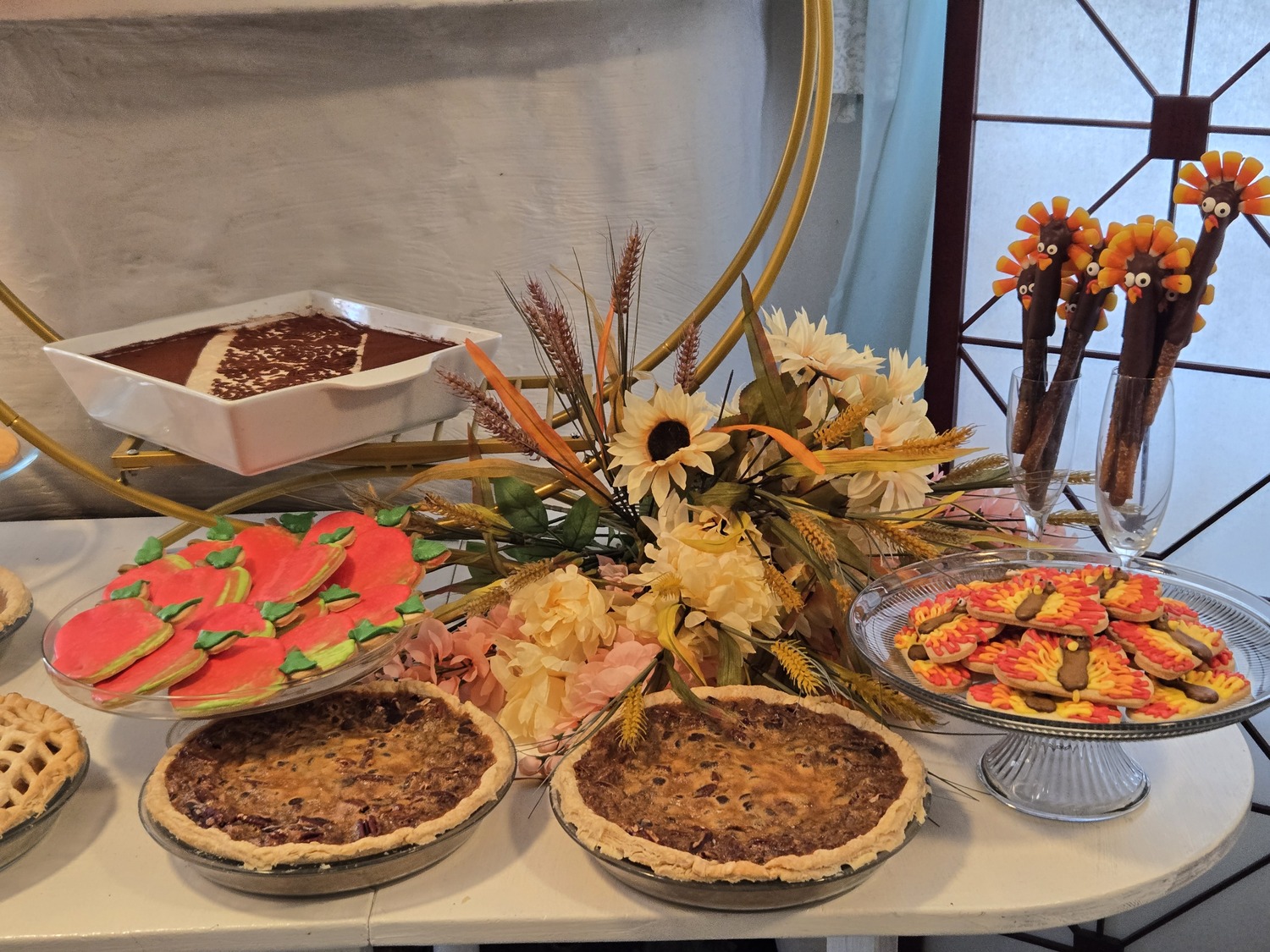 Thanksgiving pies from Jerri's Cakery.