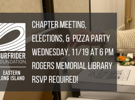 November Chapter Meeting, Elections & Pizza Party!