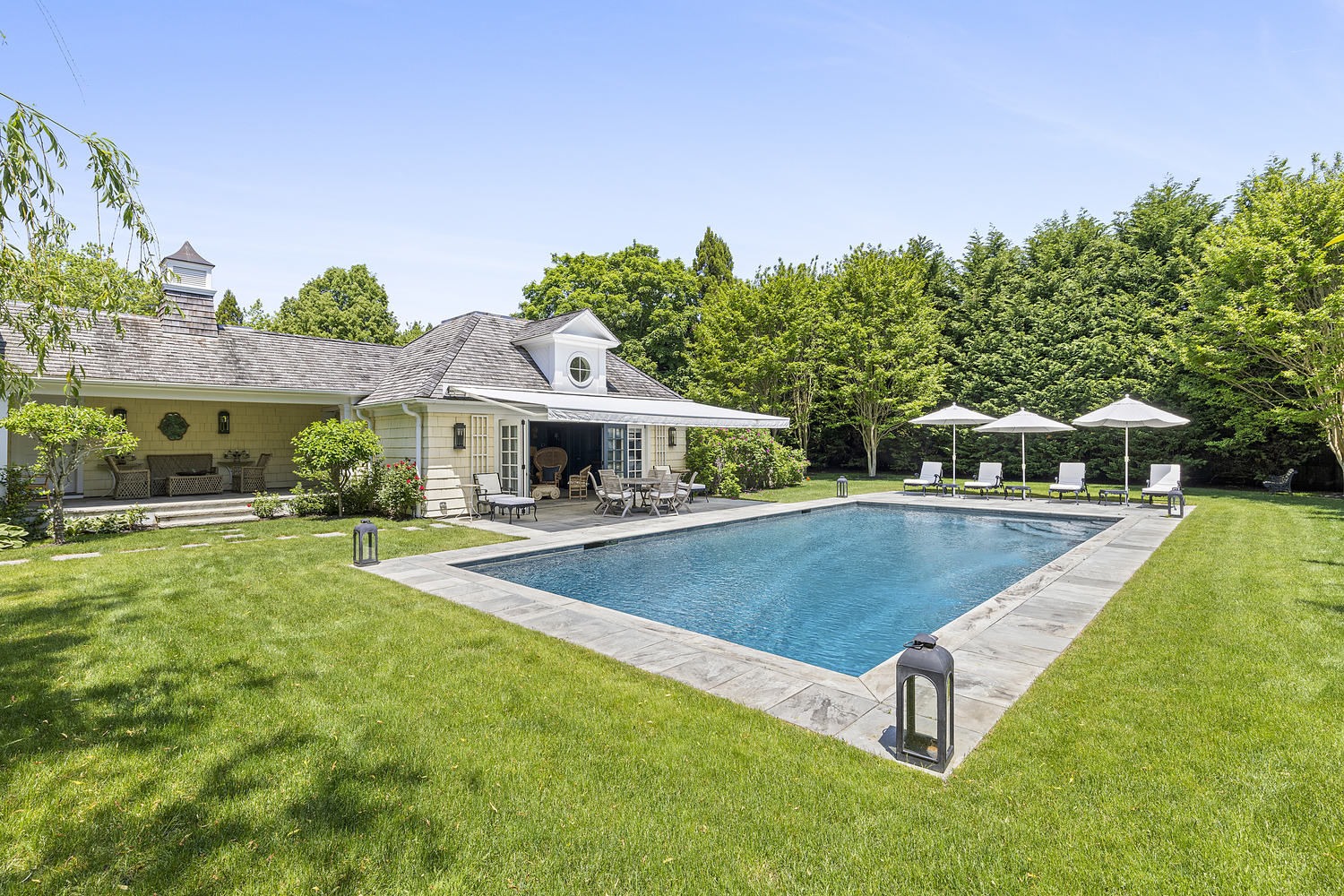 540 Halsey Neck Lane in Southampton recently sold for $12.4 million. RISE MEDIA