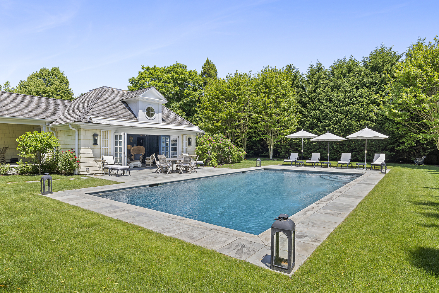 540 Halsey Neck Lane in Southampton recently sold for $12.4 million. RISE MEDIA