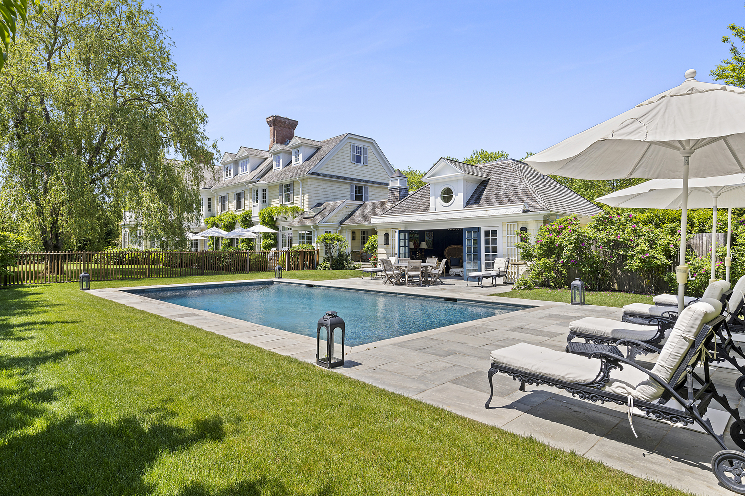 540 Halsey Neck Lane in Southampton recently sold for $12.4 million. RISE MEDIA