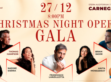 Christmas Night Opera Gala - Famed Opera Singers Come to Carnegie Hall for Holiday