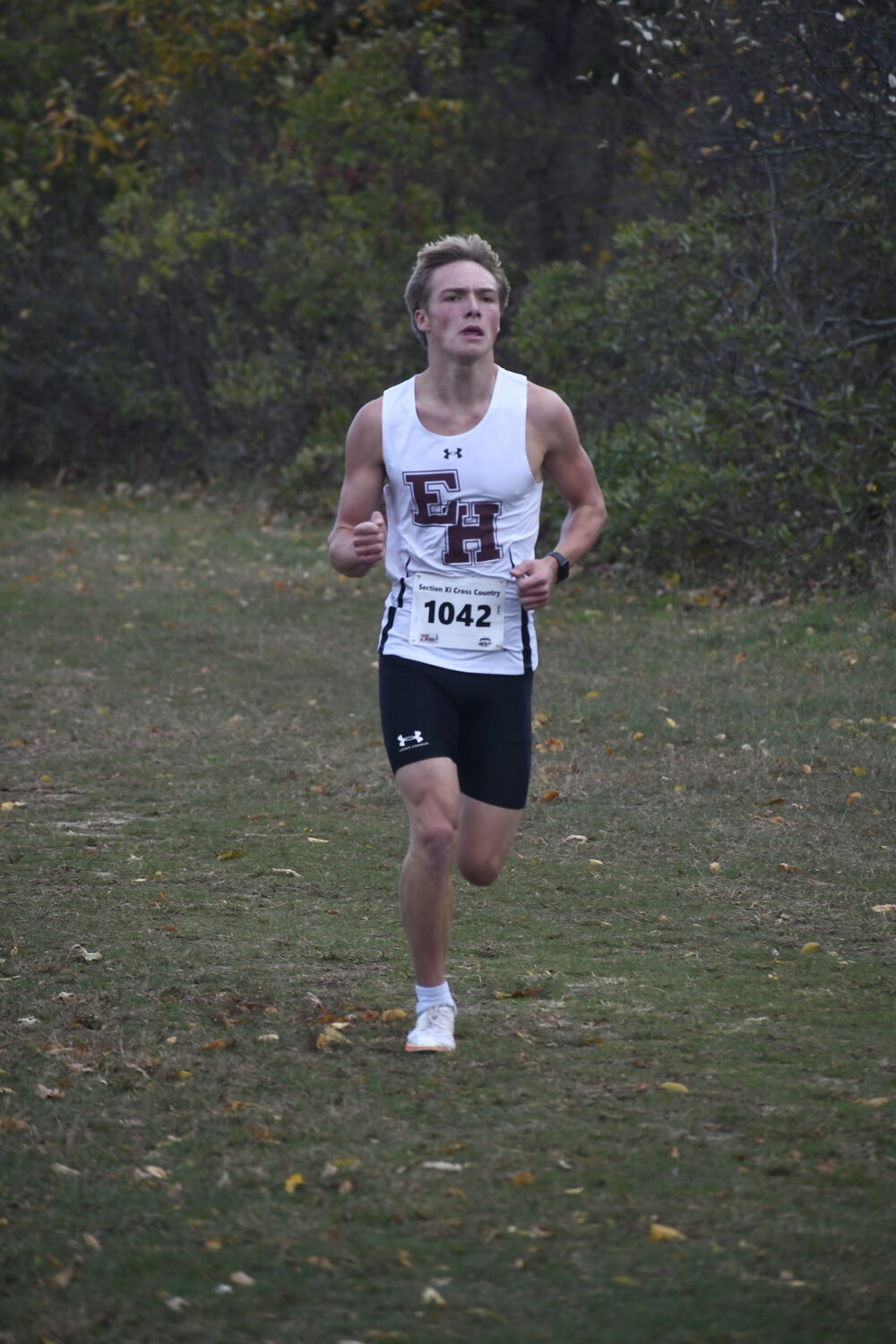 East Hampton sophomore Jasper Samuelson just missed qualifying for states.  DREW BUDD