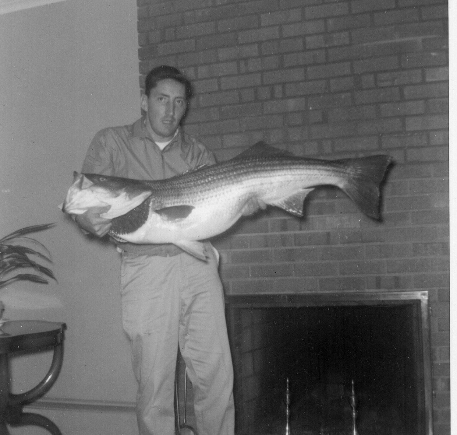 John Siebold, a World War II veteran who served with the Merchant Marines, was an avid surfcaster and loved to spend his free time at the beach, catching large bass. COURTESY SIEBOLD FAMILY