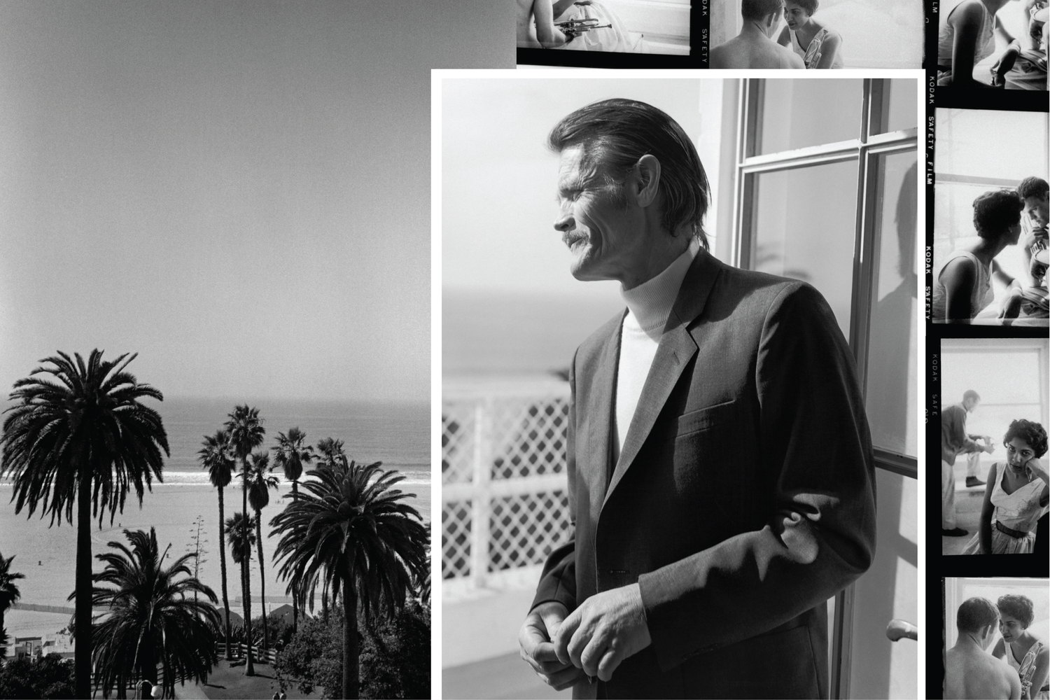 A spread from Bruce Weber's film journal book documenting jazz trumpeter Chet Baker. COURTESY THE ARTIST