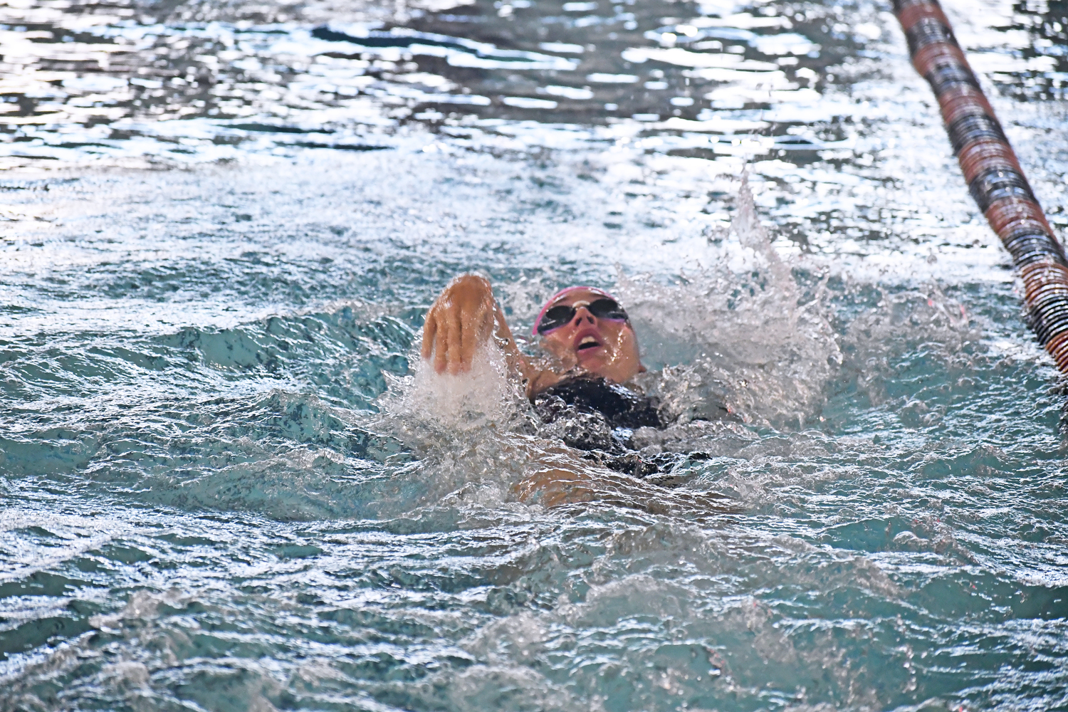 East Hampton senior co-captain Lizzy Daniels.  DREW BUDD