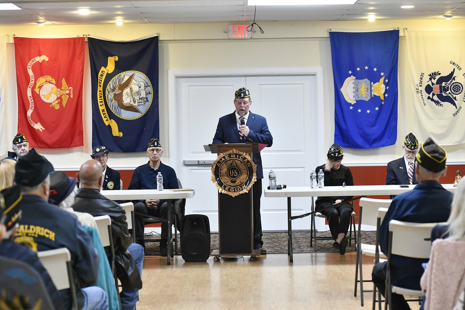 Veterans Day at Hampton Bays American Legion Hand Aldrich Post 924 on Tuesday.