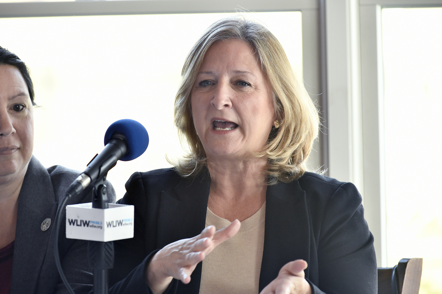 Panelist Southampton Town Supervisor Maria Moore.  DANA SHAW