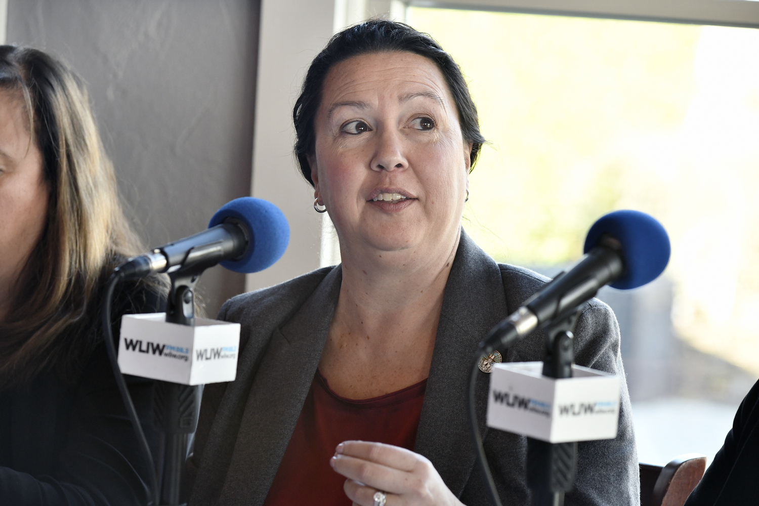 Panelist Cyndi McNamara,  Southampton Town board member.  DANA SHAW