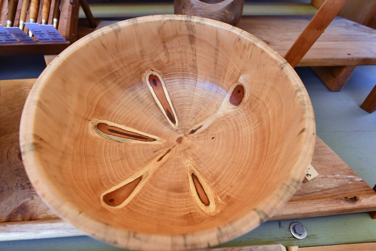 A finished product, that yielded a beautiful natural design.  DANA SHAW