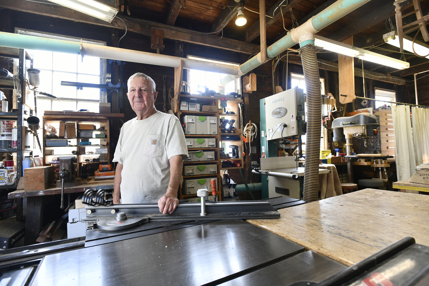 After working for decades as a farmer and running The Milk Pail, John Halsey has found a second act in retirement as a woodturner. DANA SHAW