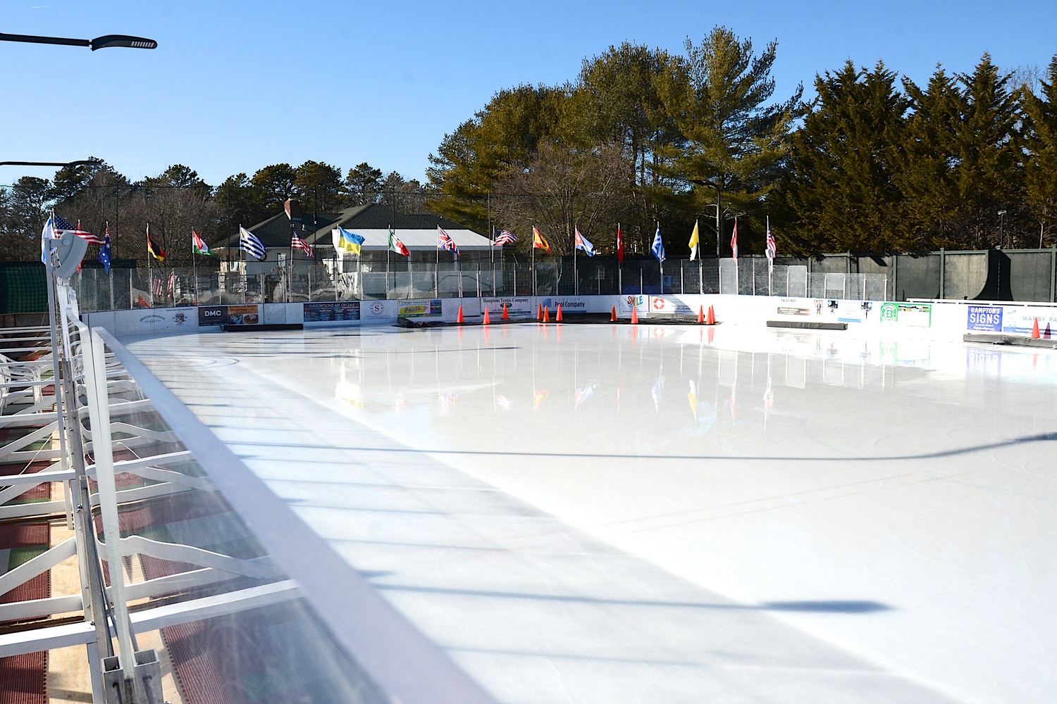 Buckskill Tennis Club was transformed to Buckskill Winter Club earlier this week and is now open through March 10.  KYRIL BROMLEY