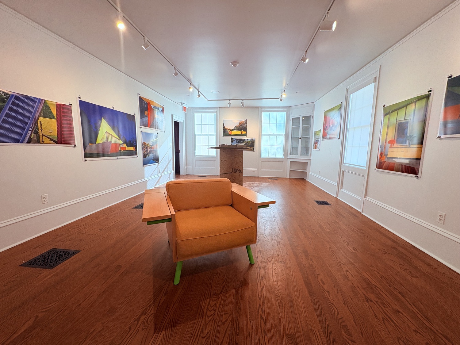 Inside “Stamberg Aferiat Architecture” at The Bridgehampton Museum. SHAYE WEAVER