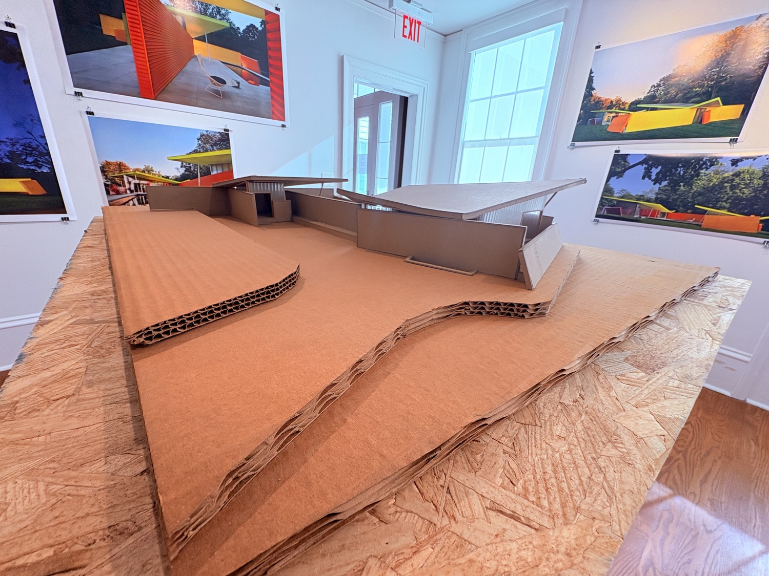 Inside “Stamberg Aferiat Architecture” at The Bridgehampton Museum. SHAYE WEAVER
