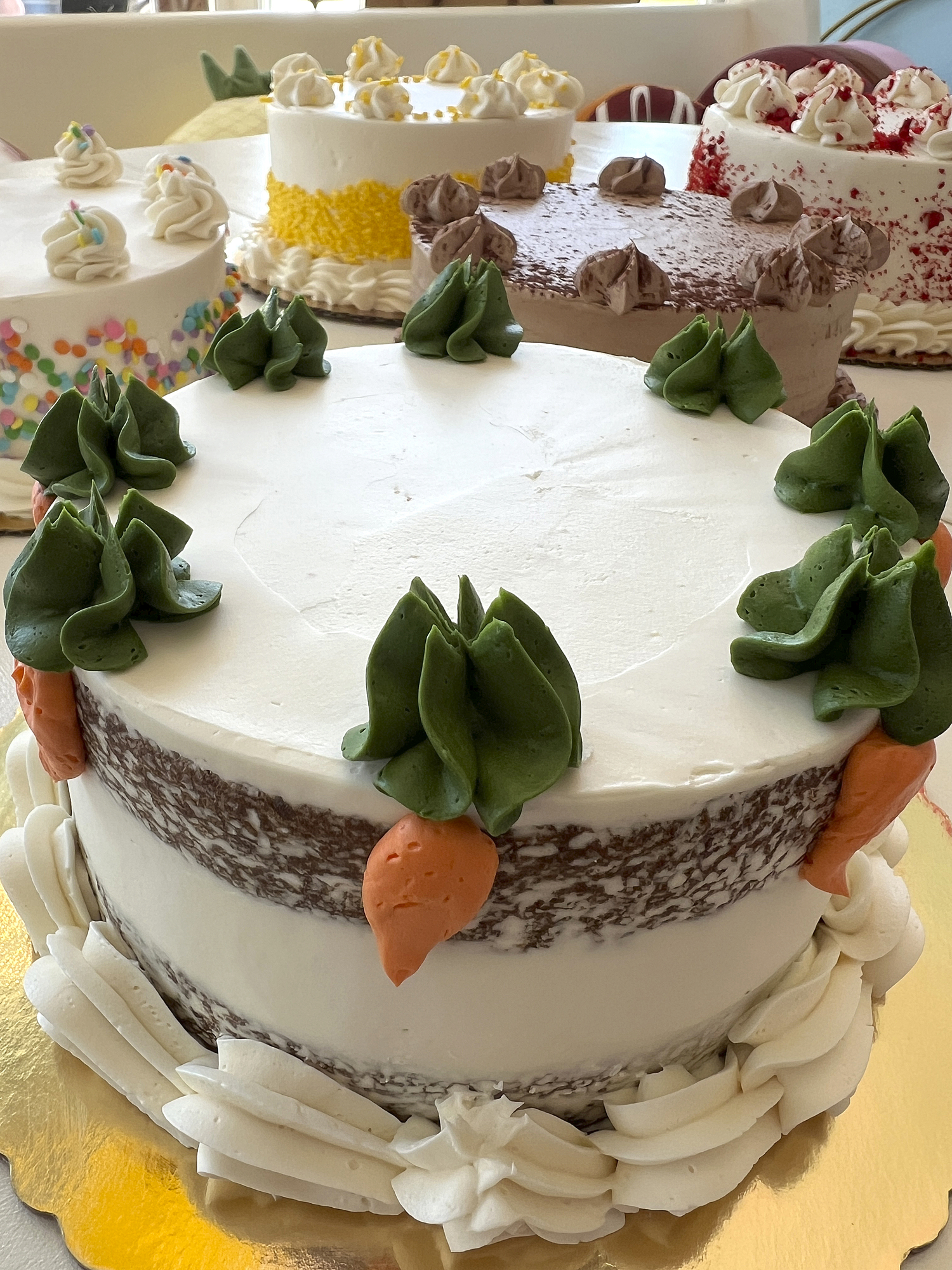 The carrot cake at Jerri's.  DANA SHAW