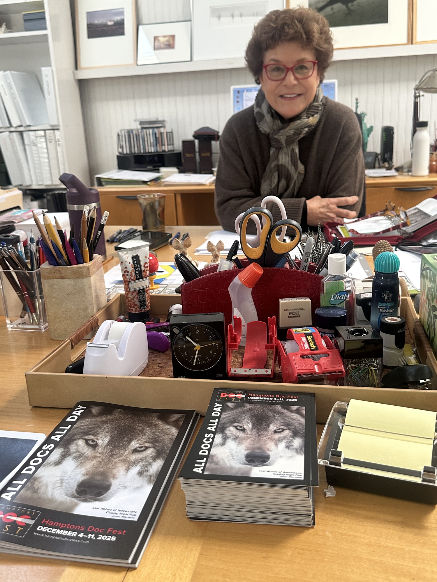 Jacqui Lofaro, founder of the Hamptons Doc Fest, is gearing up for the 18th annual festival. ANNETTE HINKLE