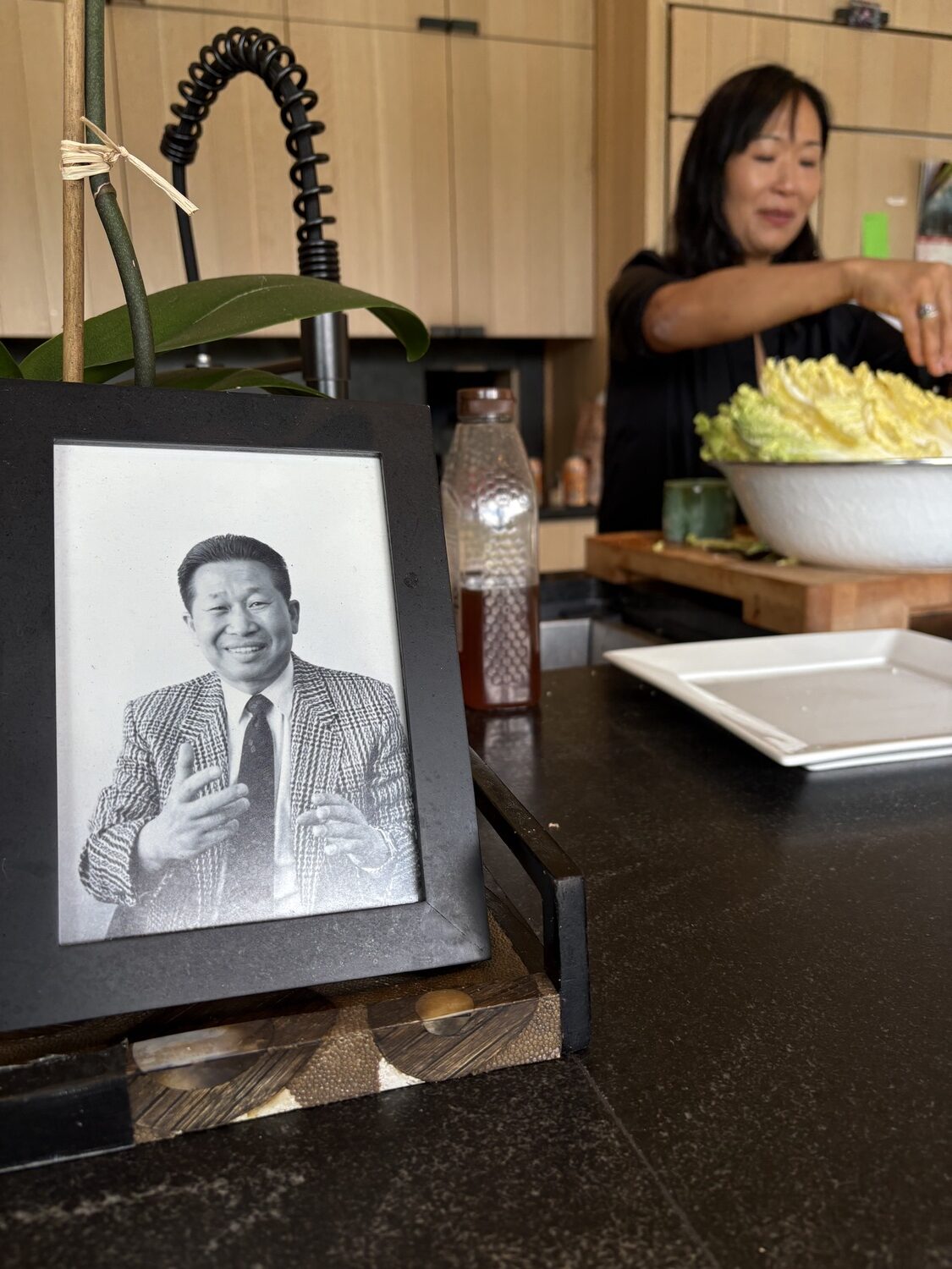 Shelley Suh's father, Young Ik Suh (in photo) was a huge influence on her growing up.