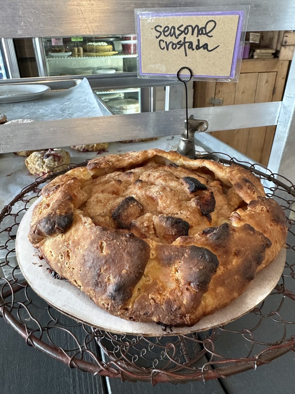 Ali Katz Kitchen features seasonal crostadas throughout the year.