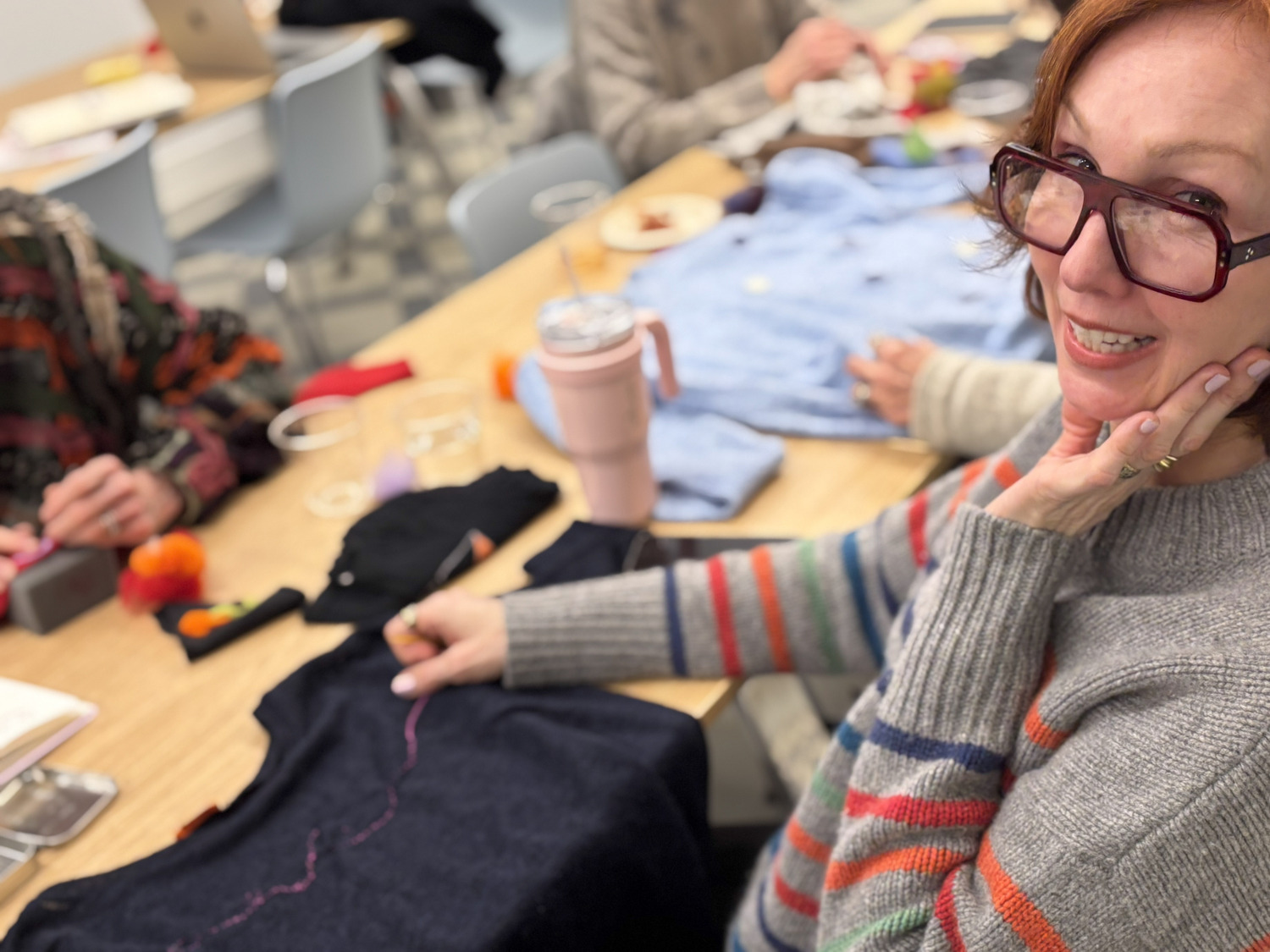 Guild Hall Executive Director Andrea Grover attends most Art Social events at the East Hampton arts nonprofit.