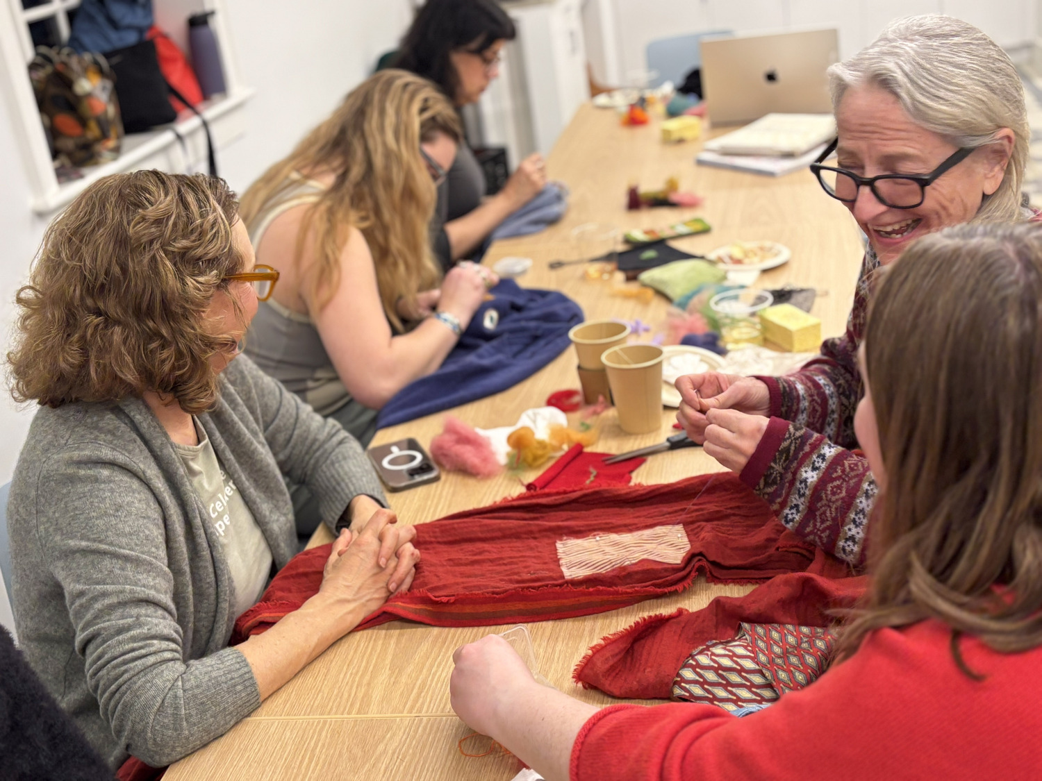 The Joy of Creating Together — Guild Hall’s Art Social Brings Holiday Felting to Life