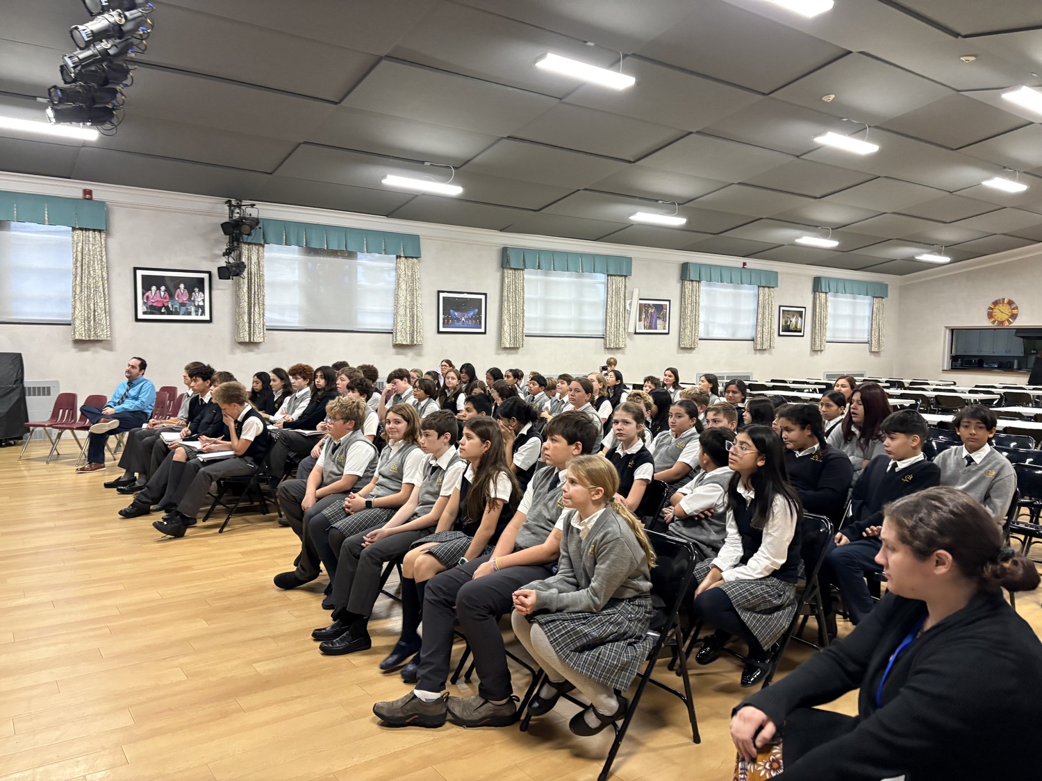 Pope Leo XIV, the first-ever American Pope, spoke to teens directly at the National Catholic Youth Conference in Indianapolis on November 21. OLH students tuned in for the Livestream. CAILIN RILEY
