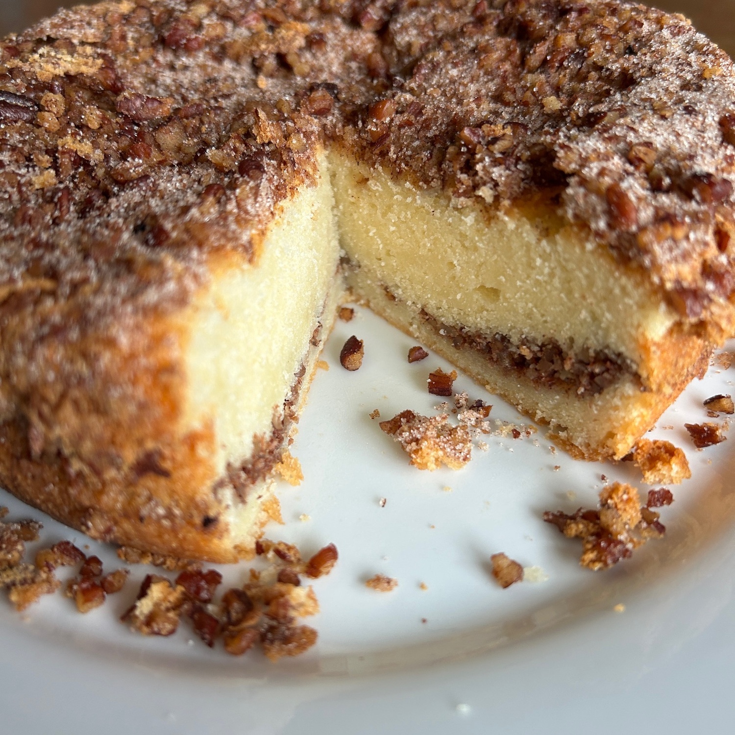 Janice Payne's butter coffee cake.