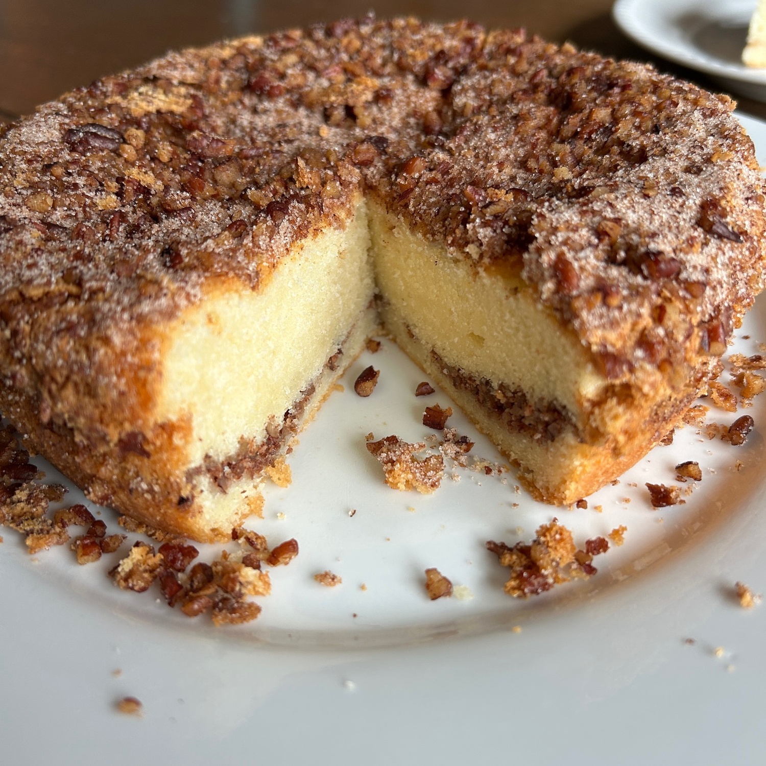 Janice Payne's butter coffee cake.