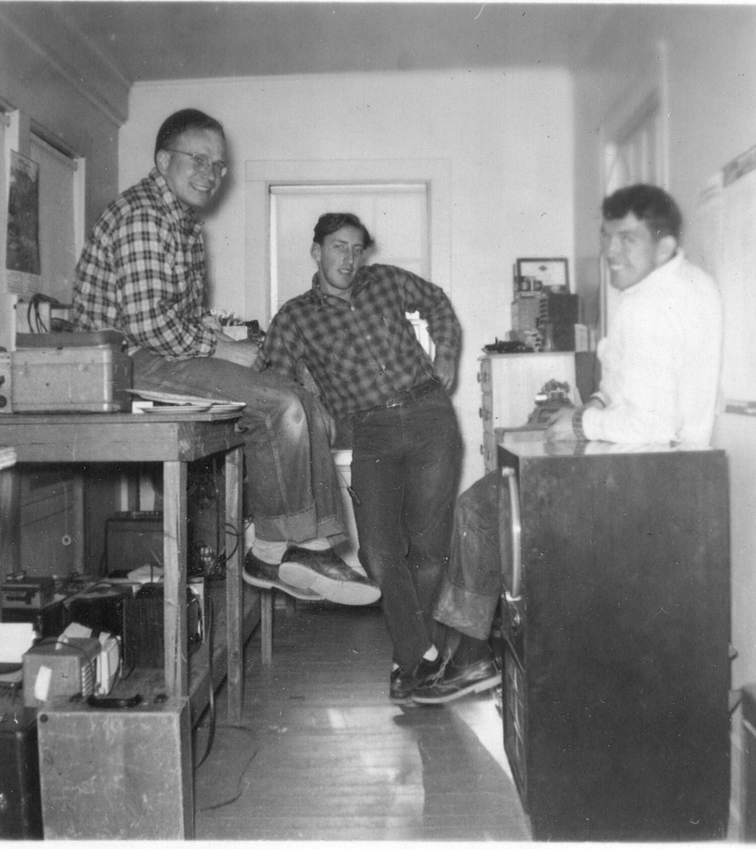 After serving in World War II, John Siebold started his own business, Johnny's Radio and TV service, in Hampton Bays. COURTESY SIEBOLD FAMILY