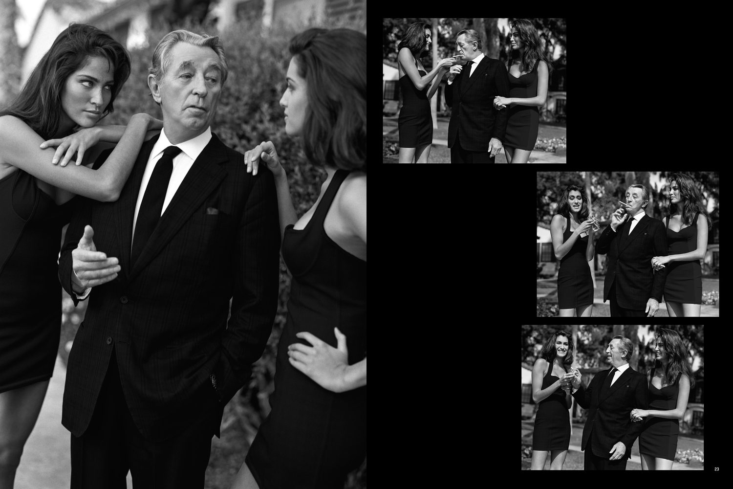 A page from Bruce Weber's film journal book on the late actor Robert Mitchum. COURTESY THE ARTIST