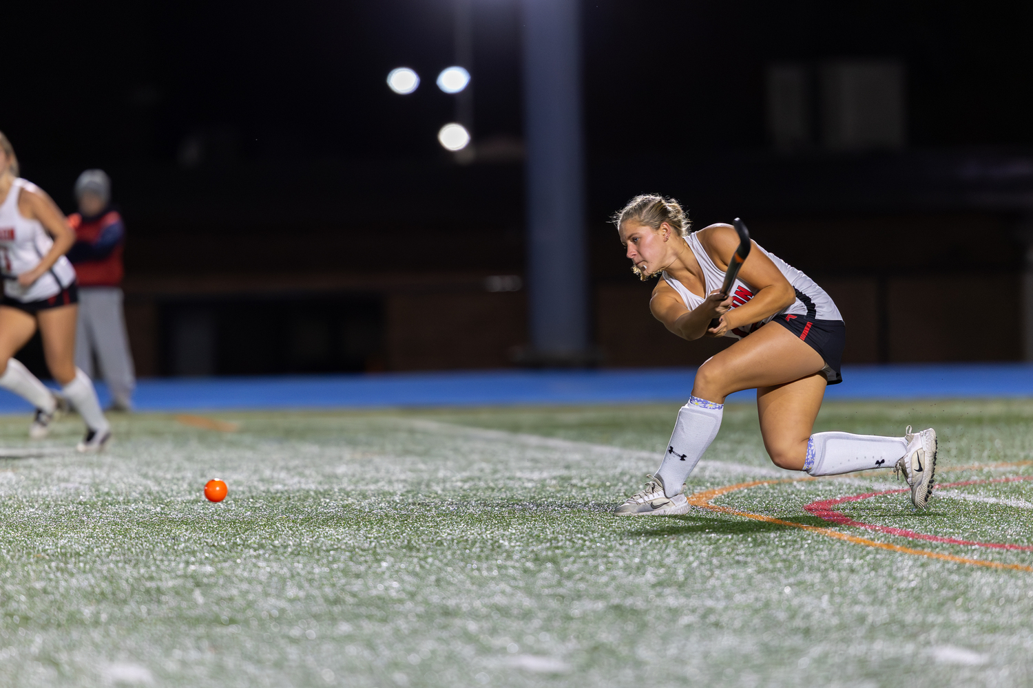Pierson senior Abby Perello clears the ball.  RON ESPOSITO