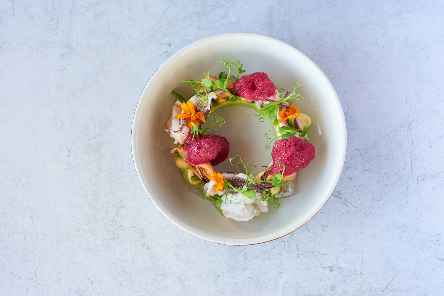 R.AIRE in Hampton Bays will offer a special six-course tasting menu on  December 5 and  December 6, showcasing the globally influenced cooking of chef Alex Bujoreanu. Doug Young photo