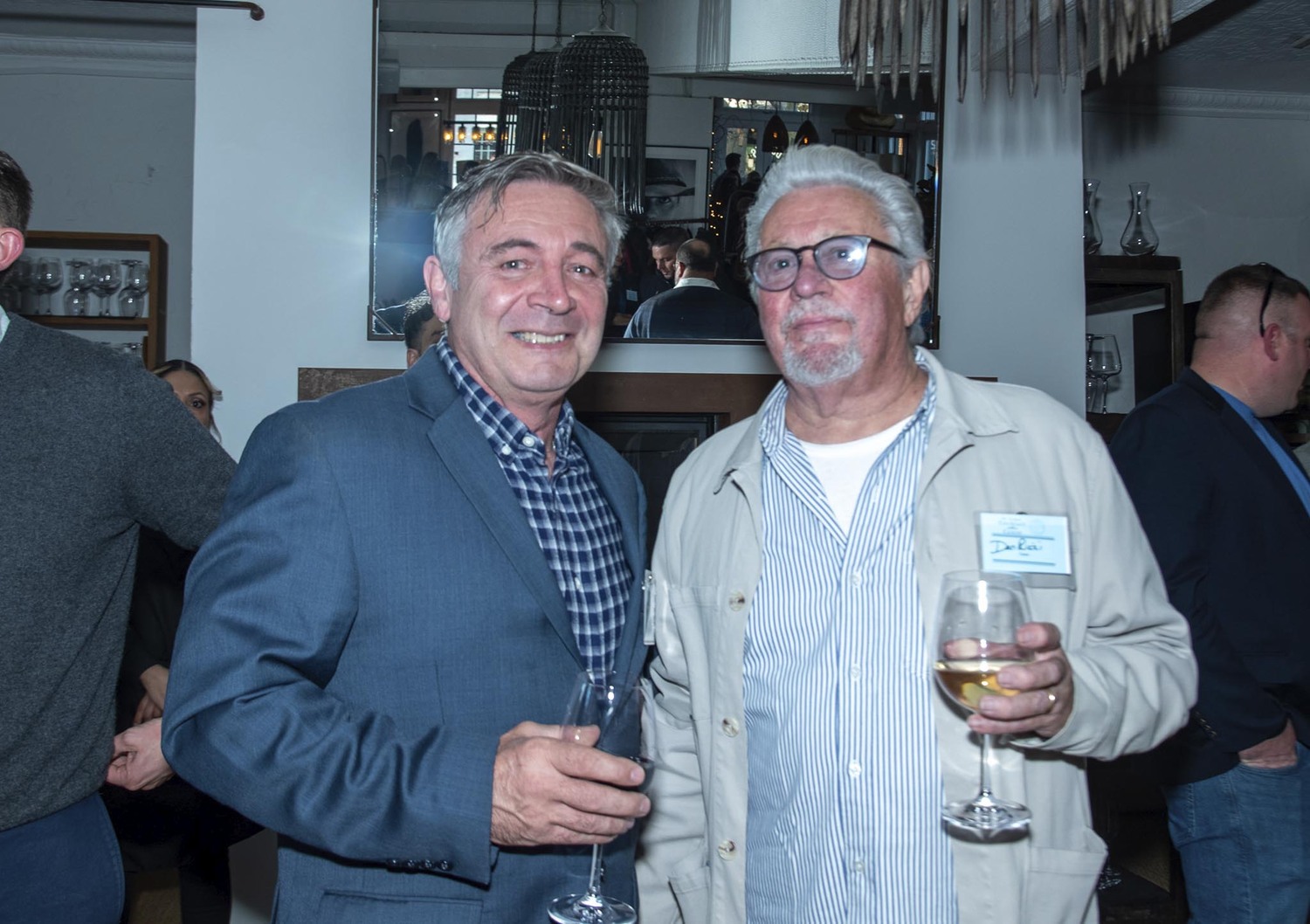 Sag Harbor Mayor Tom Gardella and Dan Rizzie.