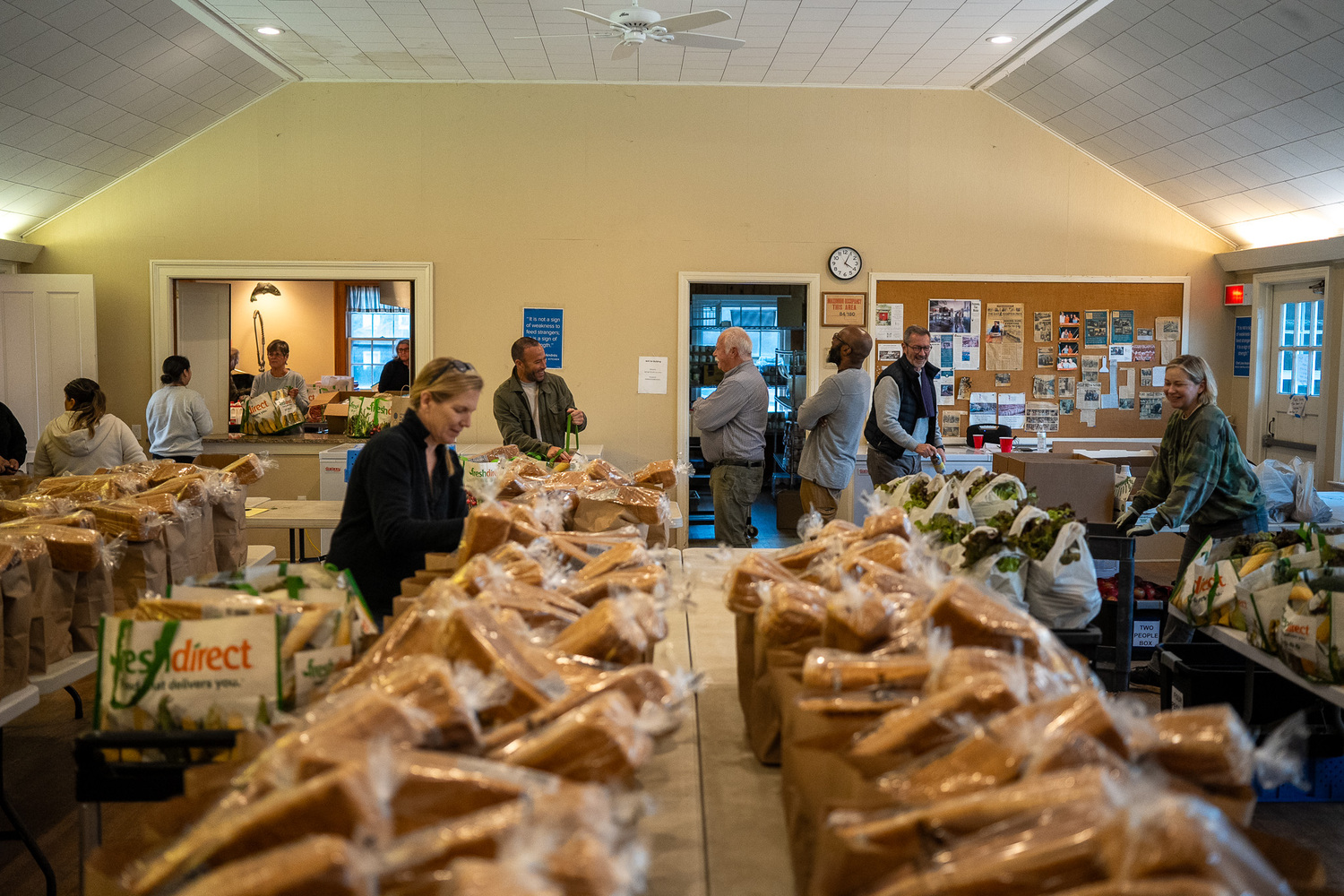 Springs Food Pantry distributes food every Wednesday from 1:30 p.m. to 6:30 p.m. at the Springs Community Presbyterian Church. BILL DELANO