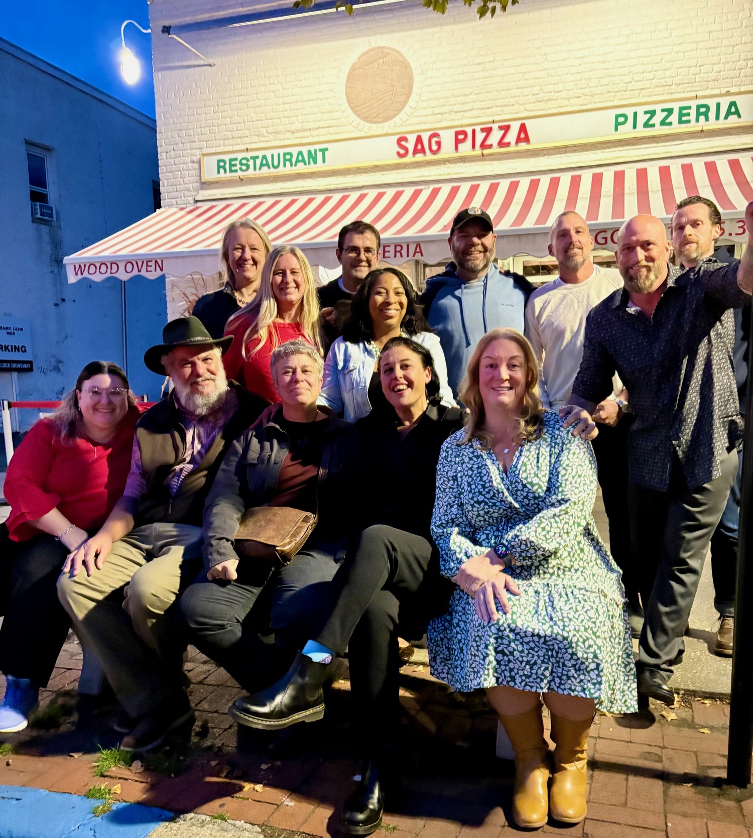 Members of the Pierson High School Class of 1995 gathered for their 30 year reunion on October 24 and 25. Among the activities were tours of the elementary and high school campuses, dining at Sag Harbor restaurants Page and Il Capuccino, and shopping for Sag Harbor swag at Flashbacks. COURTESY IRMINA SKONKA