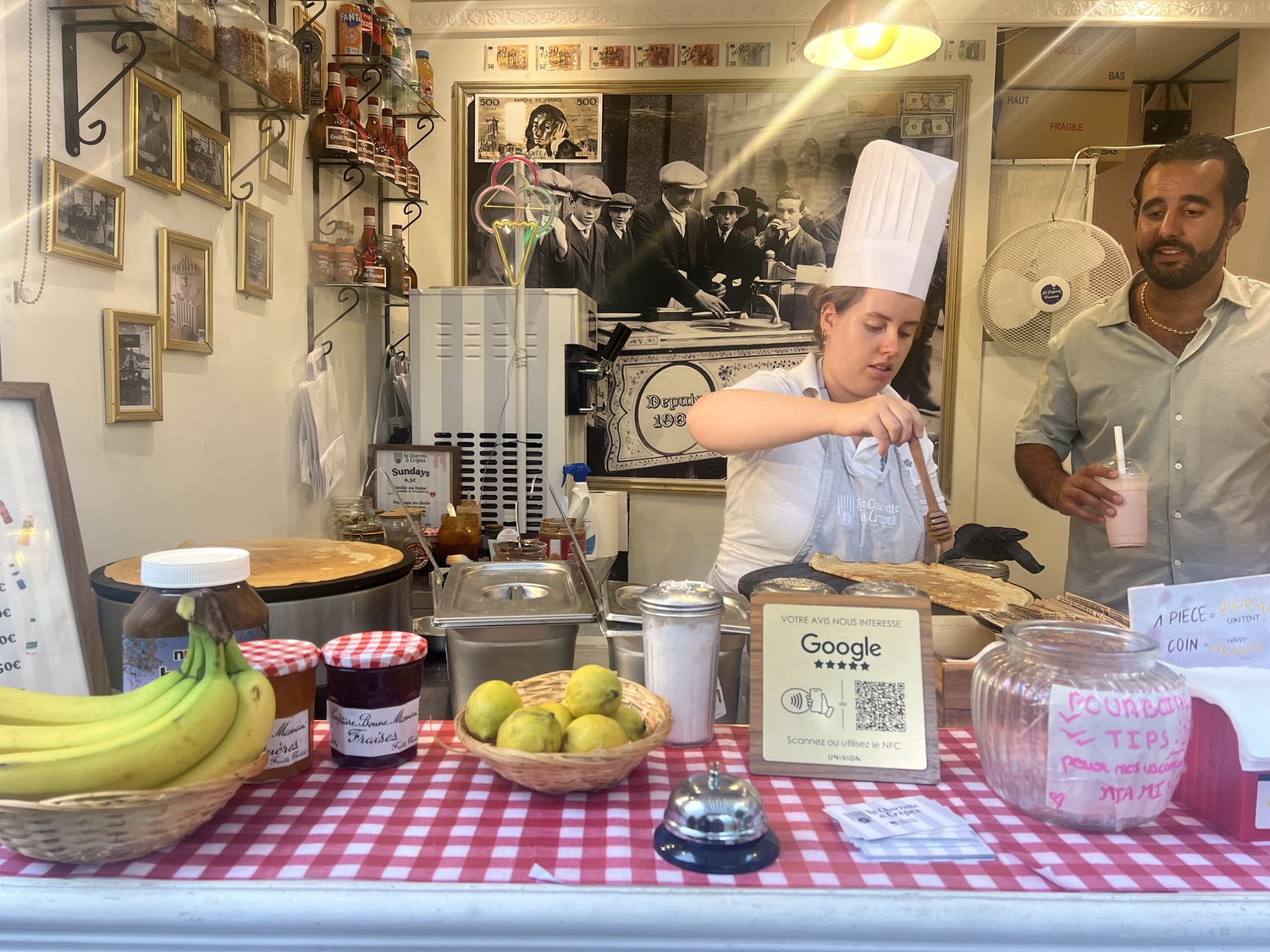 While Kenny's days in Paris revolved around food, like freshly made crepes, they also were focused on walking, making indulging in these tasty treats less taxing on the body.