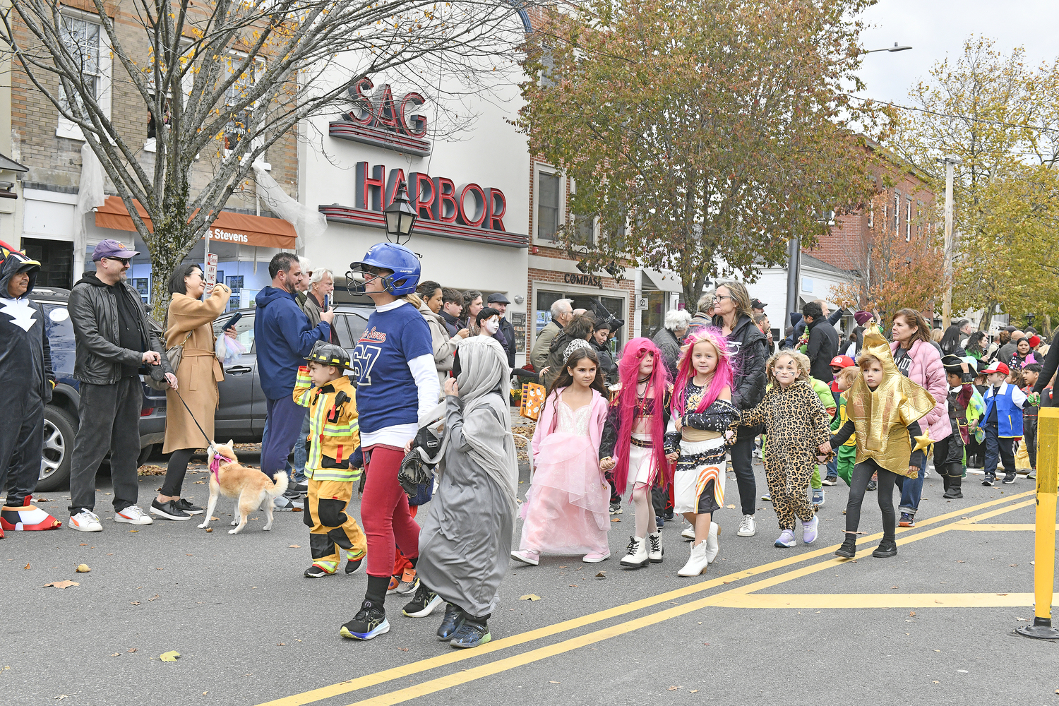Sag Harbor Elementary students took to Main Street for the Sag Harbor Elementary students took to Main Street for the annual Halloween parade, greeting neighbors and local businesses along the way.    DANA SHAW