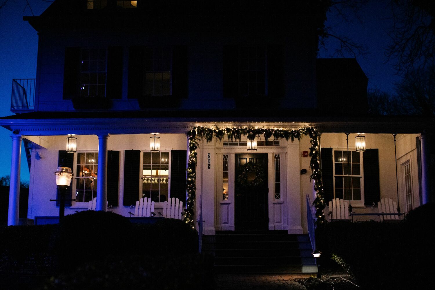 The Maidstone, now operated by LDV Hospitality, is one of the most iconic historic inns in East Hampton, and is included on the annual holiday Tour. JESSICA DALENE