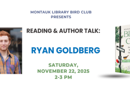 Author Talk: Bird City by Ryan Goldberg