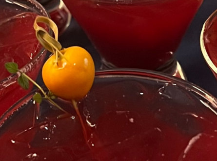 Holiday Drinks in the Library at the Southampton Inn.