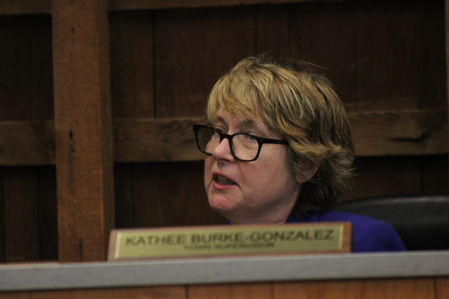 East Hampton Town Supervisor Kathee Burke-Gonzalez. JACK MOTZ