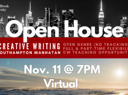 Online Open House: MFA in Creative Writing @ Stony Brook Southampton