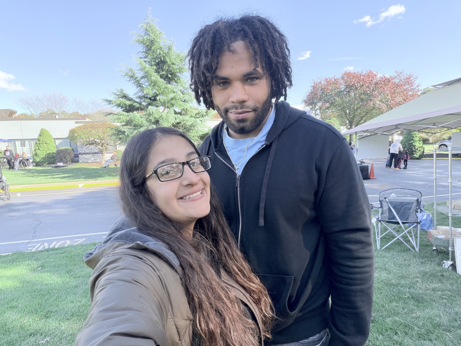 Shane Garcia with his girlfriend, Jessica Levine. COURTESY JESSICA LEVINE