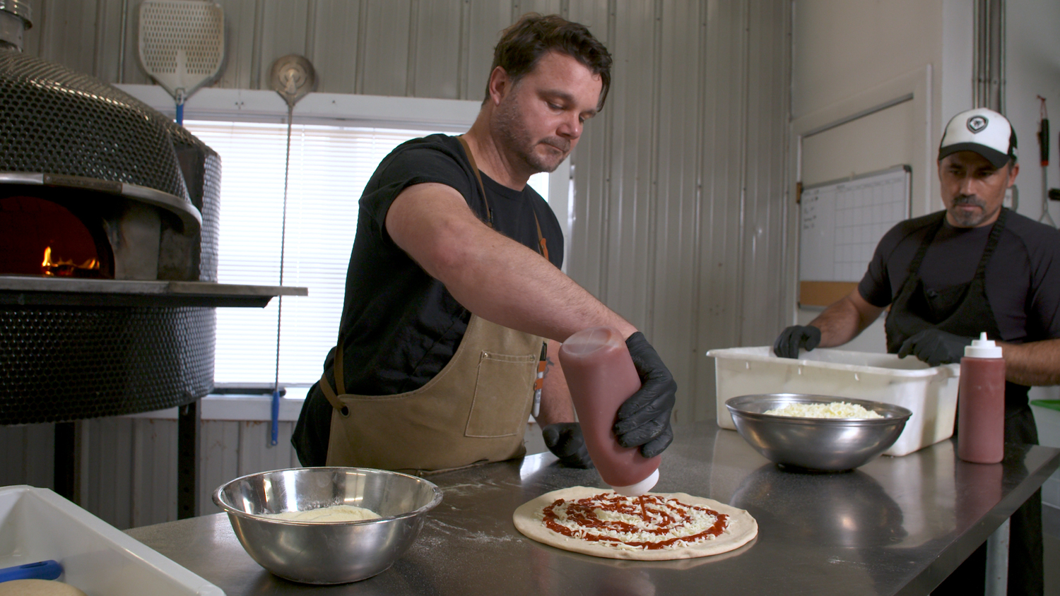 McGuire first launched the idea of T&Z Pizza Co. during the COVID-19 pandemic. Gerry Sievers of Big Head Films photo