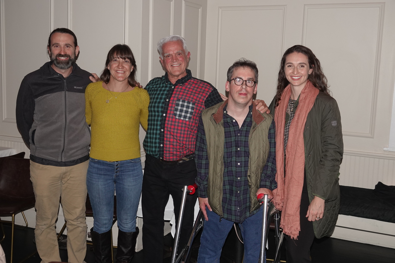 All five Democratic Party candidates for the Southampton Town Trustees, Matt Parsons, Sarah Topping, Jimmy Mack, Joseph McLoughlin Jr. and Hannah Pell-O'Farrell, won on Tuesday night, ousting longtime Republican incumbent trustees Ed Warner Jr. and Scott Horowitz and Trustee Chip Maran. MICHAEL WRIGHT