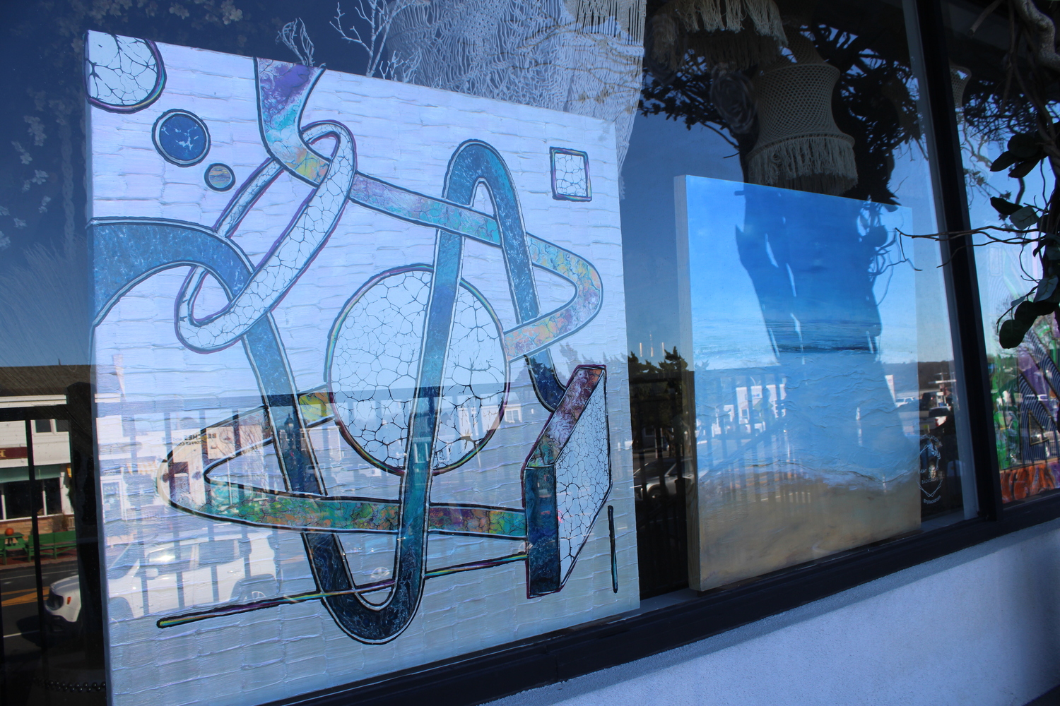 The window at Wyld Blue in Montauk. JACK MOTZ