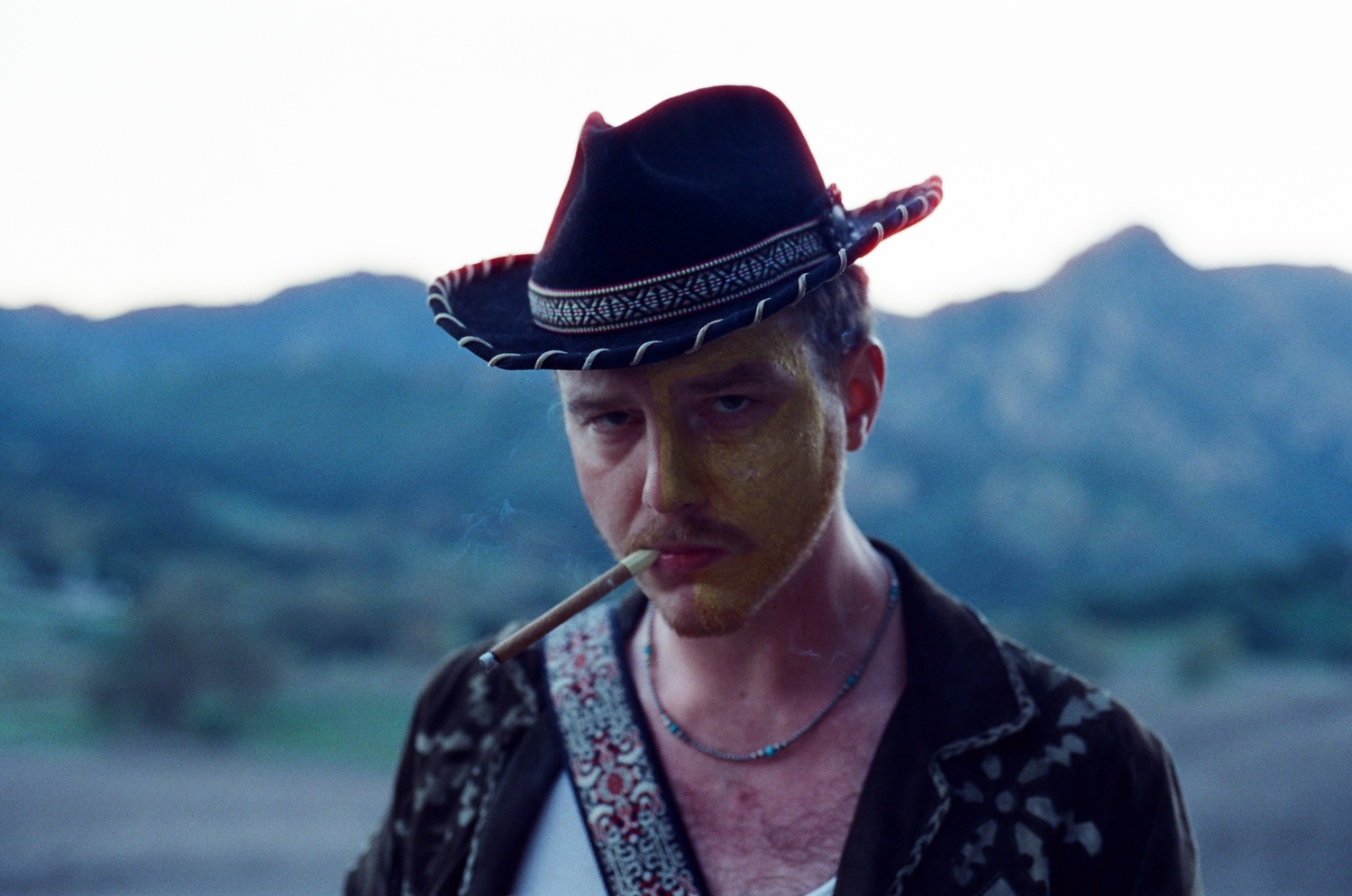 Musician August Gladstone performs in Sag Harbor on December 21. CLARE LARSEN