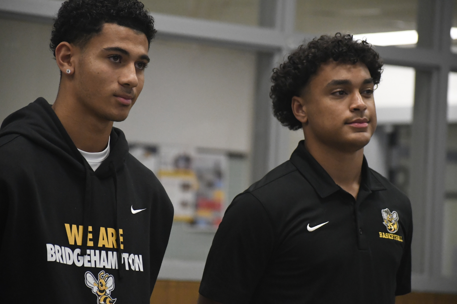 Killer Bees Xavier Johnson, left, and Alex Davis.  DREW BUDD