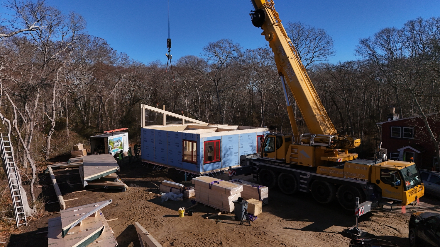 BuildLabs assembled a new studio on the Ma’s House & BIPOC Art Studio campus last week. CALE DONALDSON