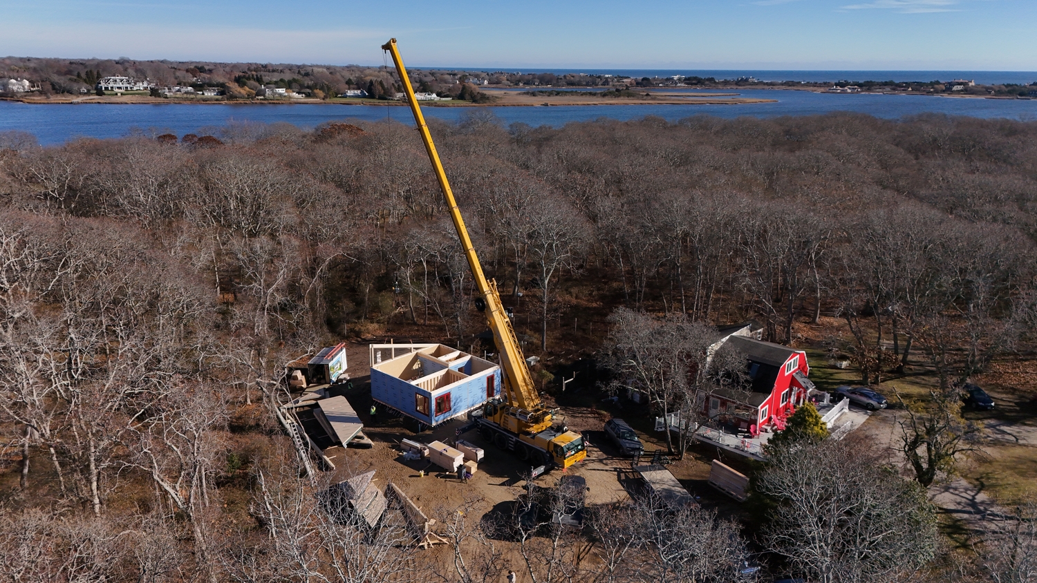 BuildLabs assembled a new studio on the Ma’s House & BIPOC Art Studio campus last week. CALE DONALDSON