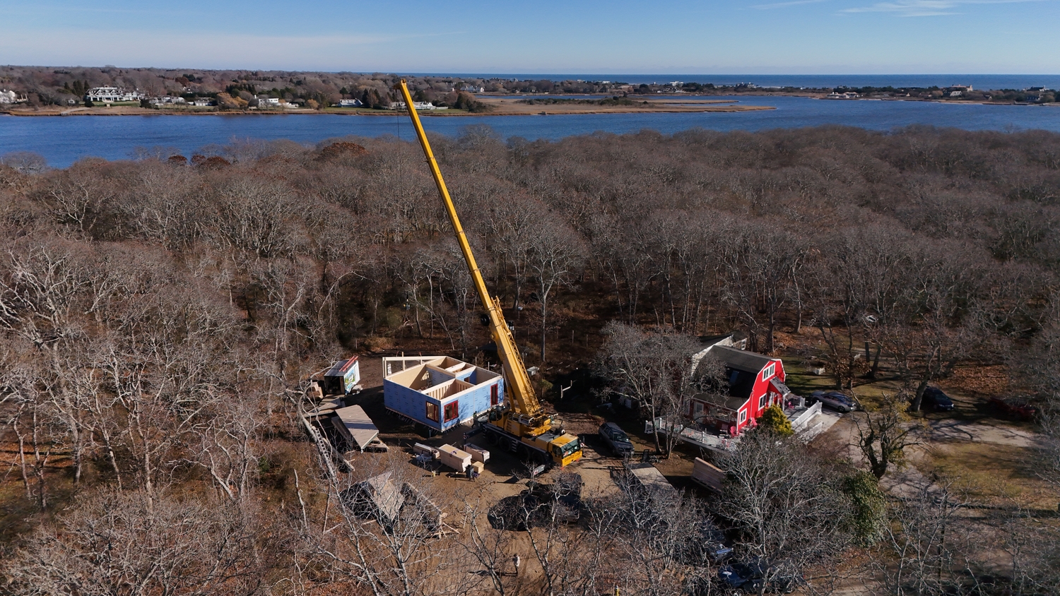 BuildLabs assembled a new studio on the Ma’s House & BIPOC Art Studio campus last week. CALE DONALDSON